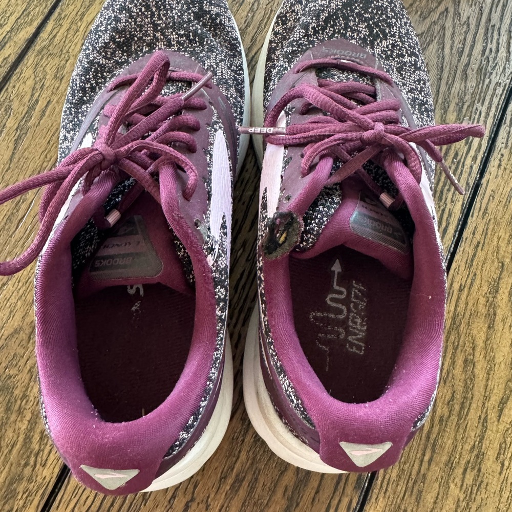 Brooks Women's Athletic Shoes - Maroon and Pink - Picture 5 of 8